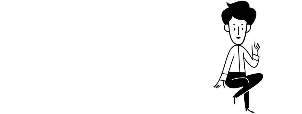 一個人坐在影片播放器上方的插圖