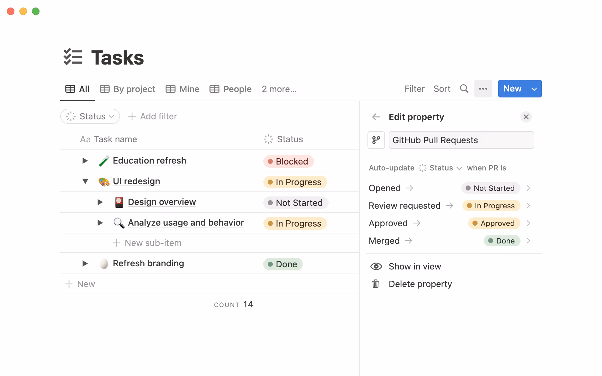 GitHub Auto-update status